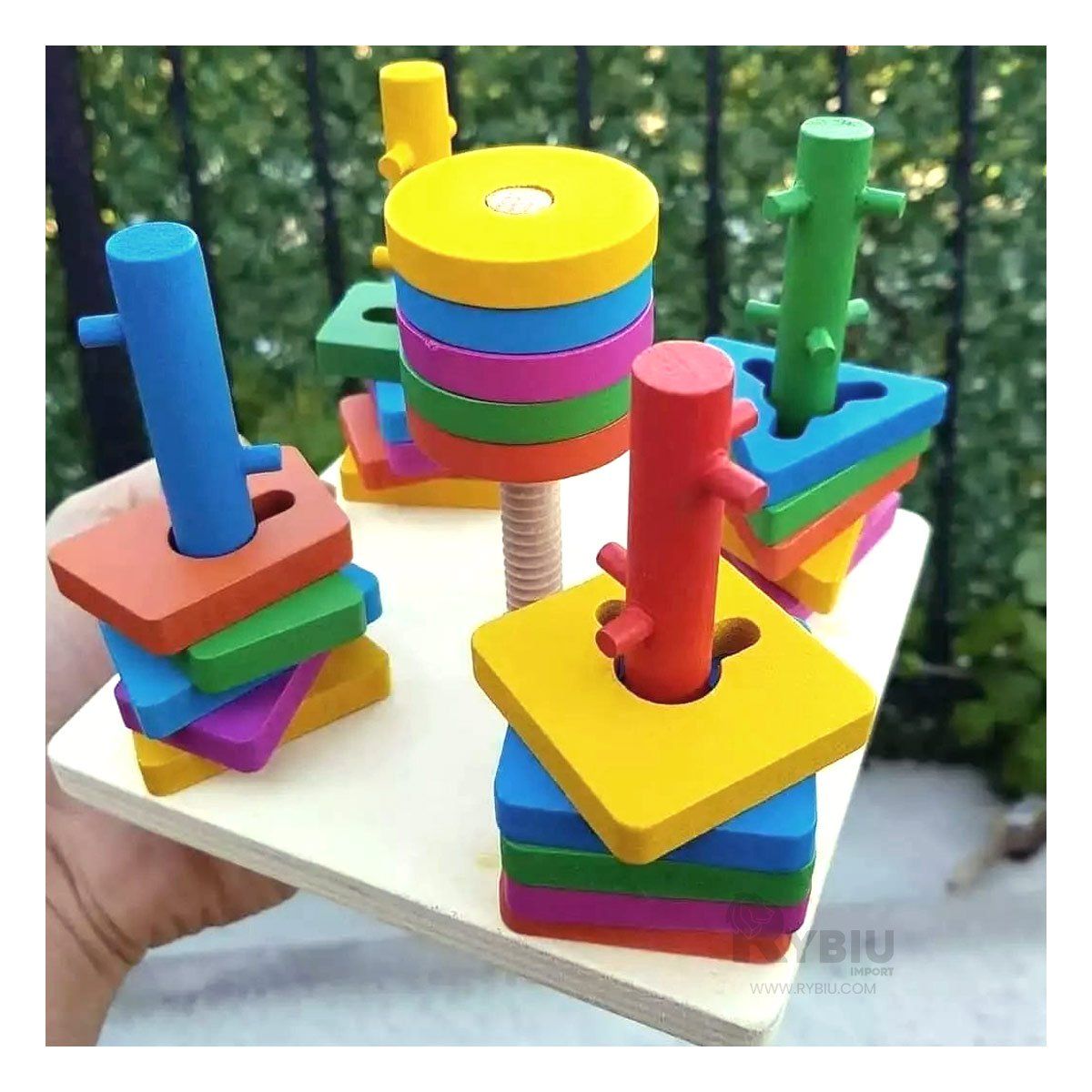 GENERICO - Juguete para Encajar Figuras Multicolor Y+Regalo Agendita