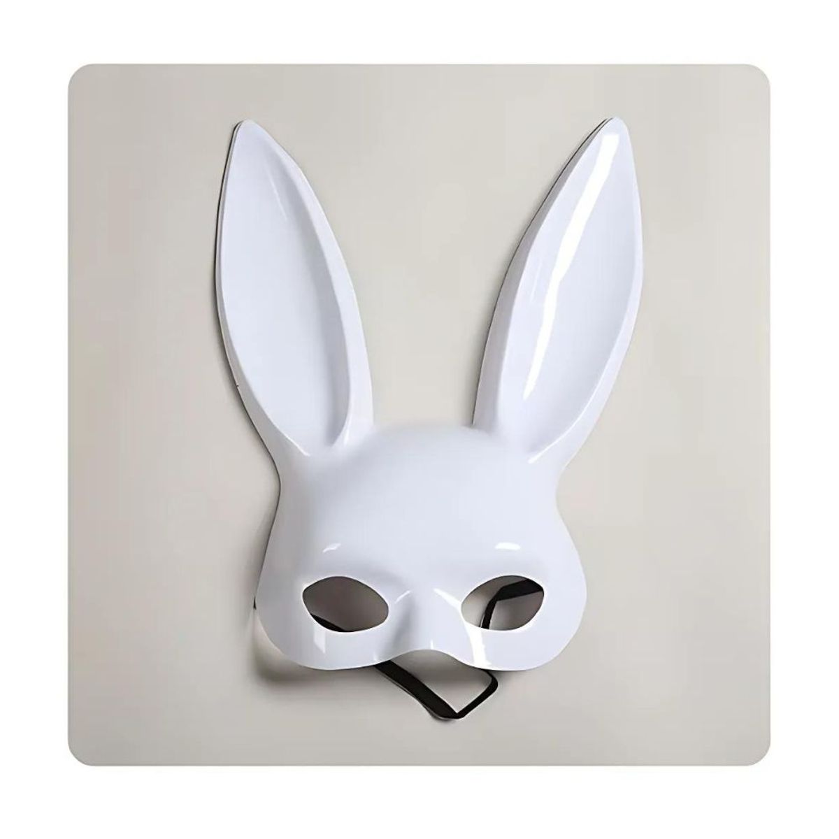 GENERICO - Máscara De Coneja Cosplay Party Blanco con accesorio