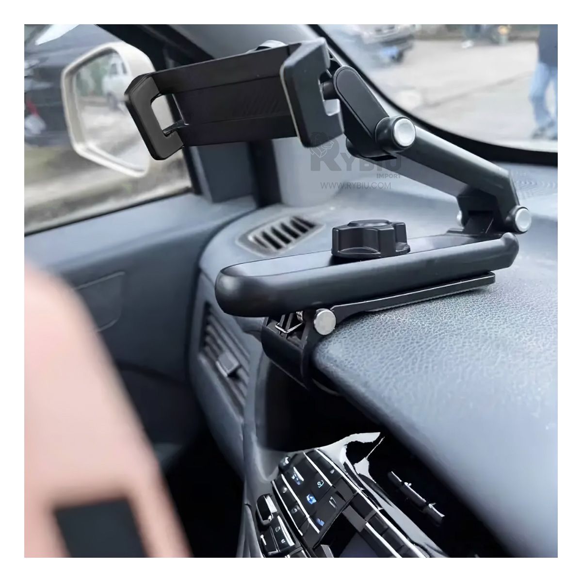 GENERICO - Sujetador de Teléfono para Visera Y+Post-it Adhesivos