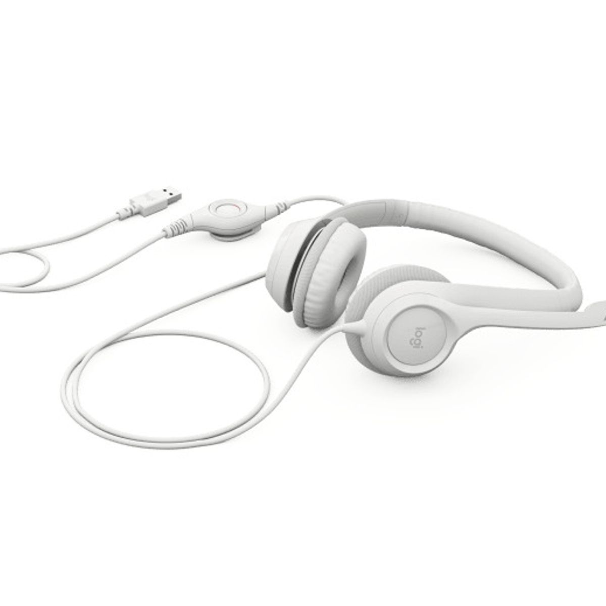 LOGITECH - Auricular Logitech H390 Blanco