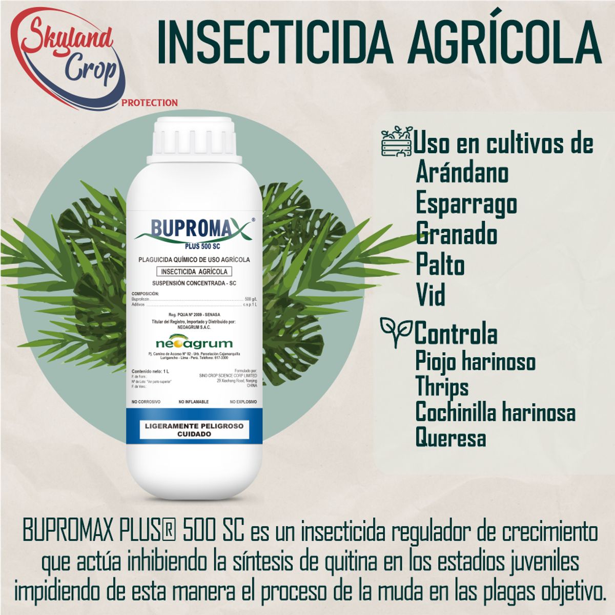 GENERICO - BUPROMAX PLUS 1L  INSECTICIDA AGRÍCOLA
