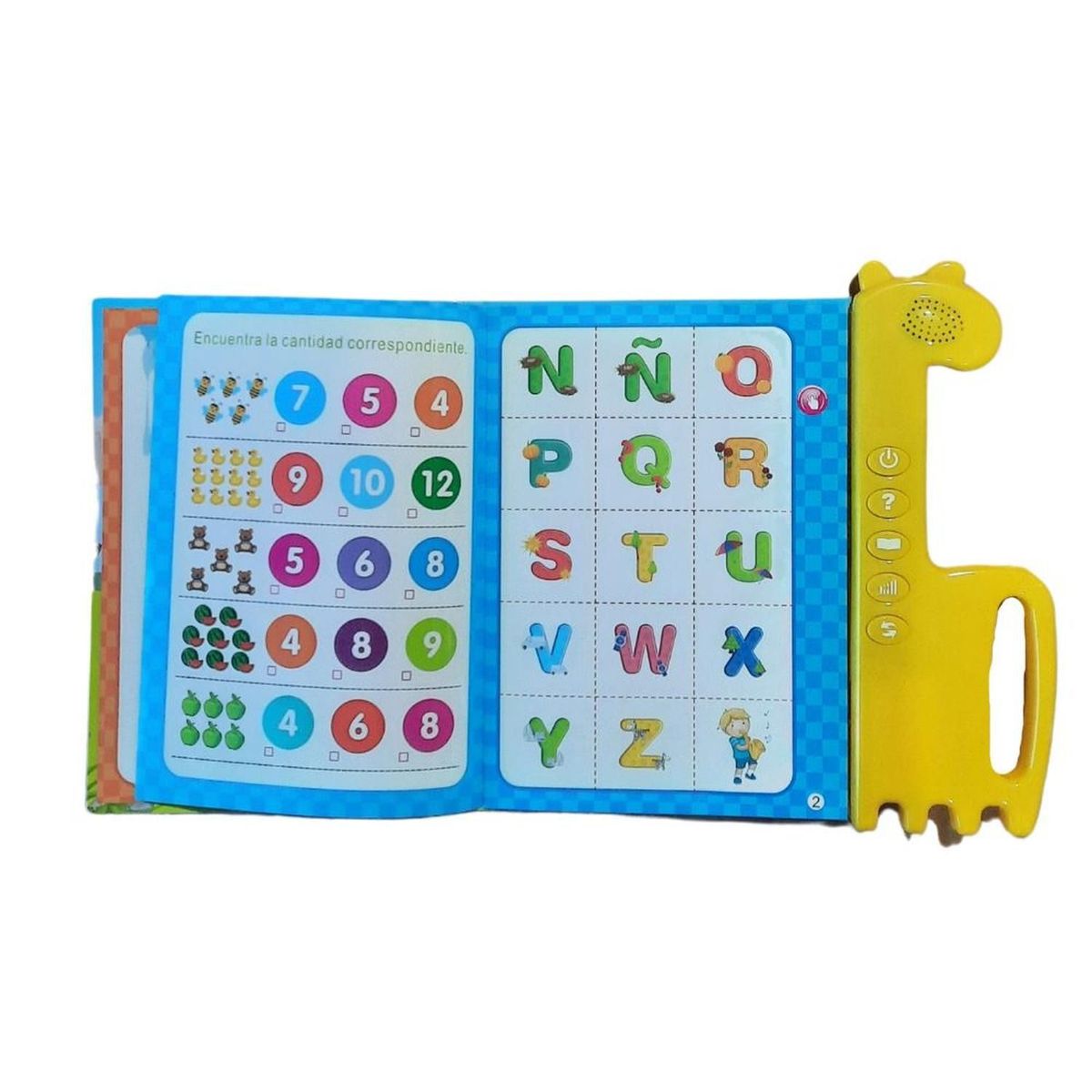 GENERICO - Libro Didactico bilingüe para niños con sonido Estimulacion