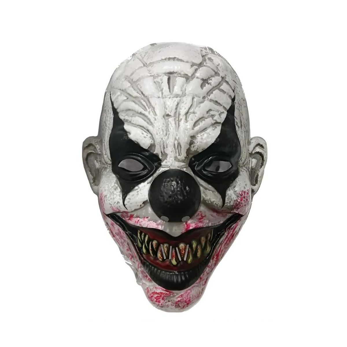 GENERICO - Disfraz Completo con máscara de payaso terror TALLA S