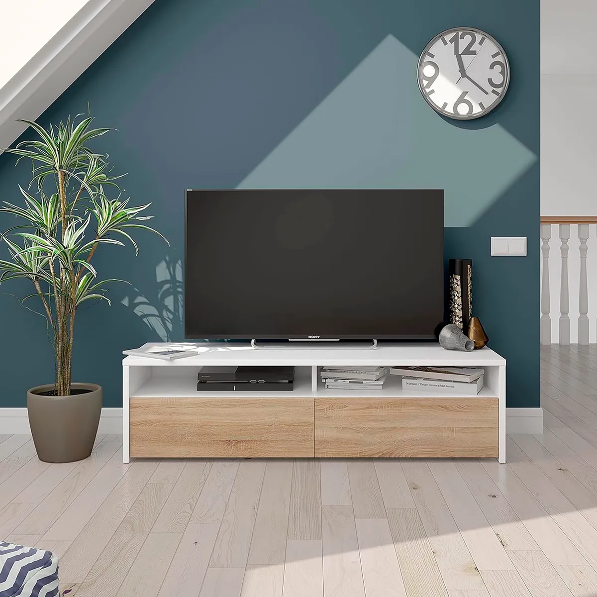 VILLA HOGAR - Mesa de TV 55 pulgadas Bonilla