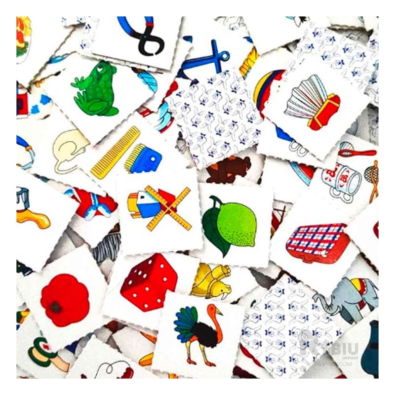 RYBIU IMPORT - Tabla Familiar en Multicolor Y+Banderitas Adhesivas