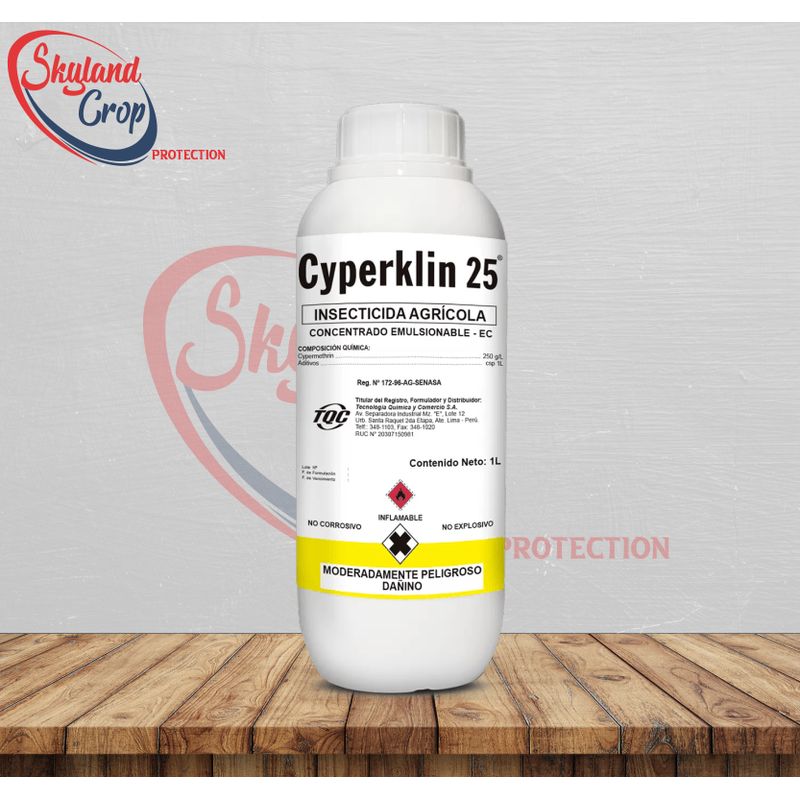 GENERICO - CYPERKLIN 25 INSECTICIDA AGRÍCOLA