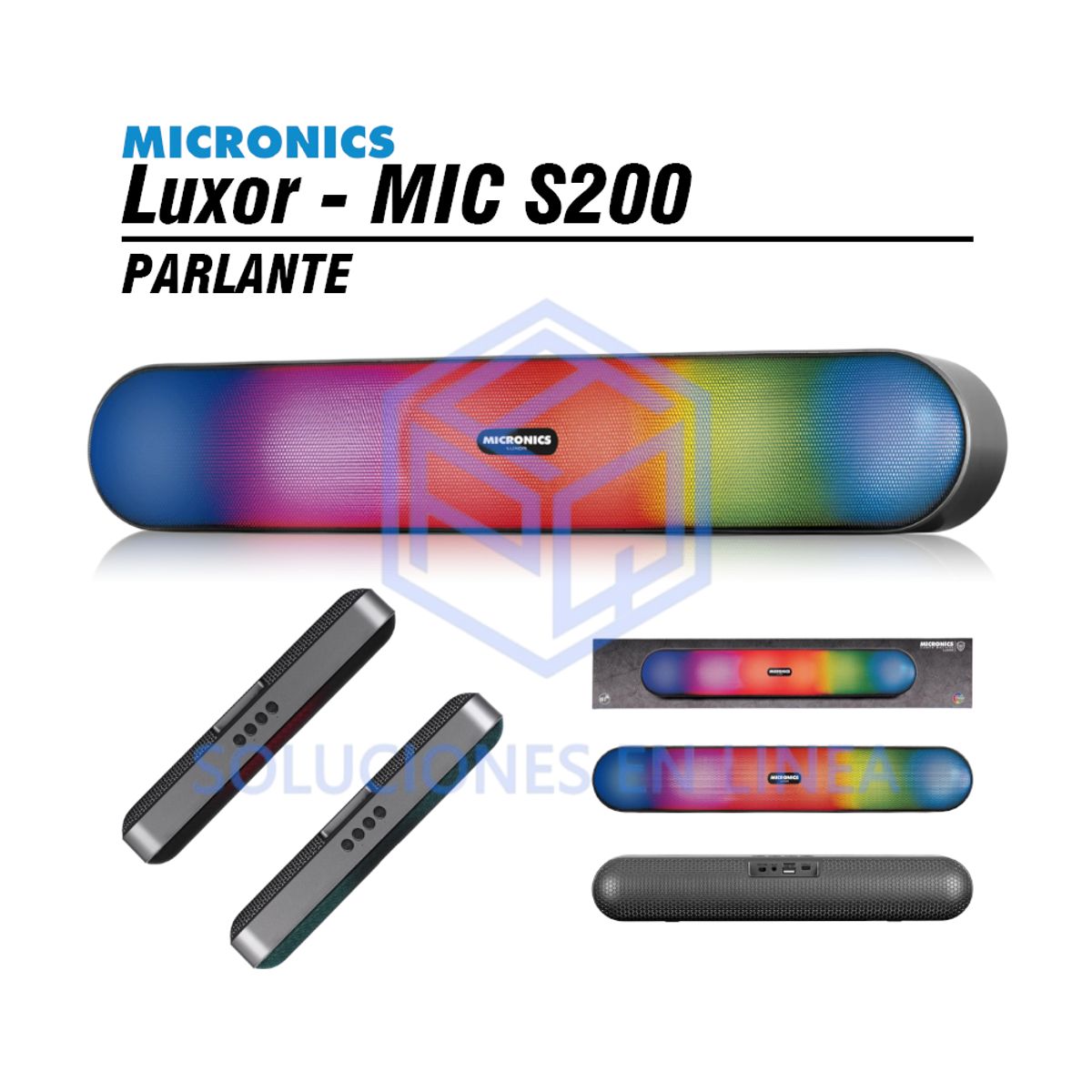 MICRONICS - PARLANTE PORTATIL MICRONICS LUXOR - MIC S200