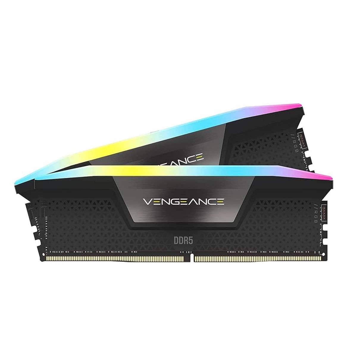 CORSAIR - Memoria RAM Corsair Vengeance 64GB RGB DDR5 6000Mhz CL30 Negro 2x32GB