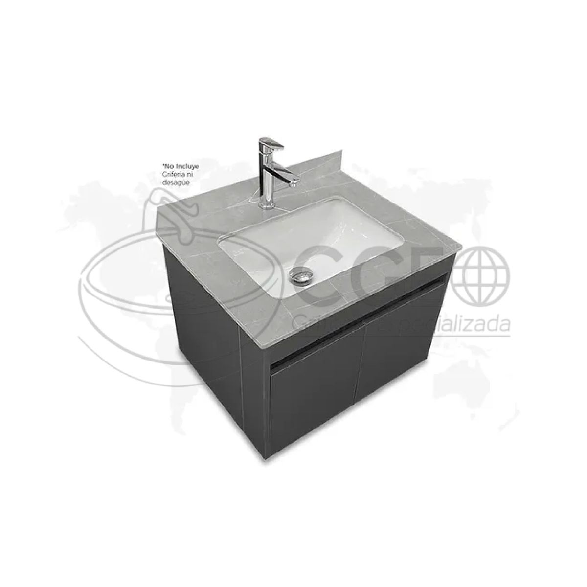 XM - LAVATORIO  DE LOZA  CON CAJON  YTAR6047-73 L03