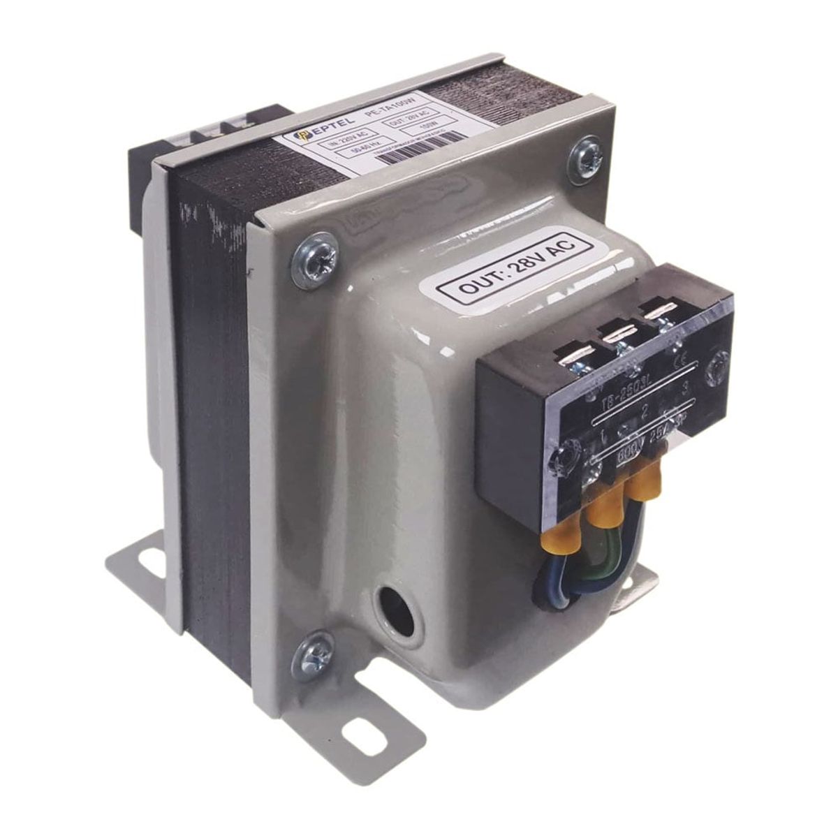 VOITA POWER - Transformador monofásico 220v A 28v 100w 60hz