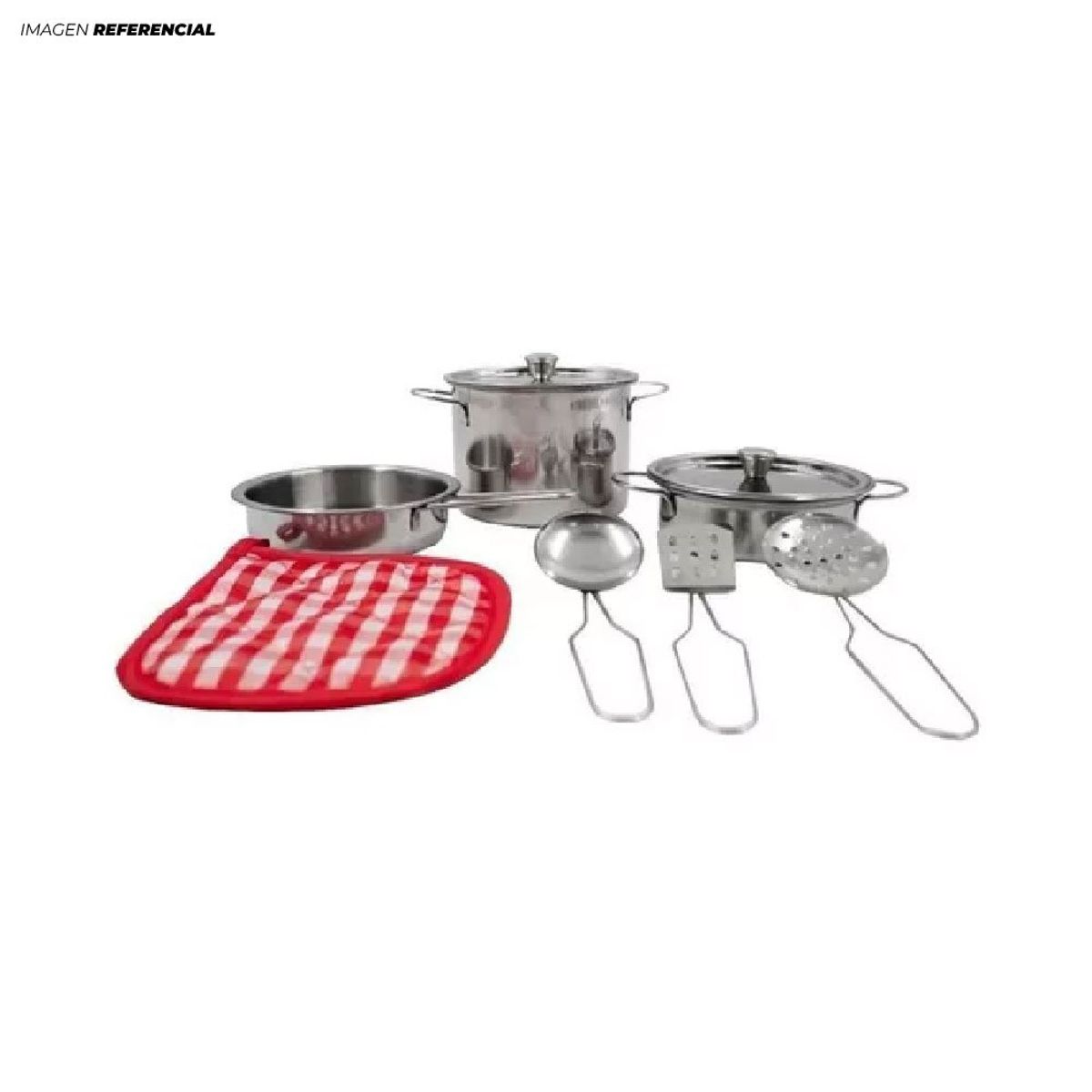 GENERICO - Juguete de Cocina para Niños Set de Ollas 11 Piezas