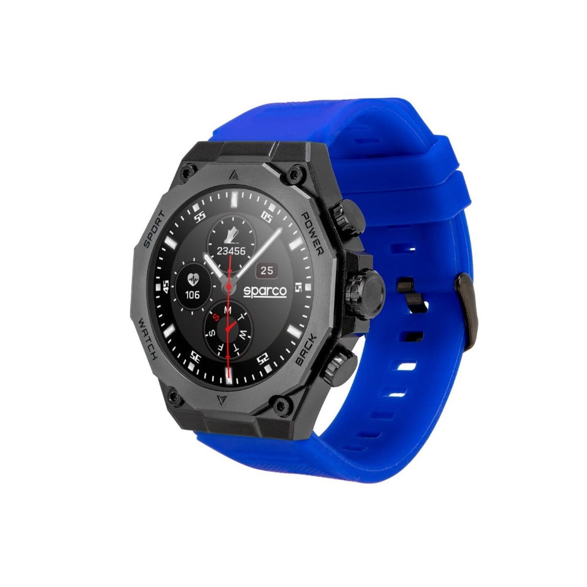 SPARCO - Smartwatch Sparco Xplorer Amoled Azul Negro