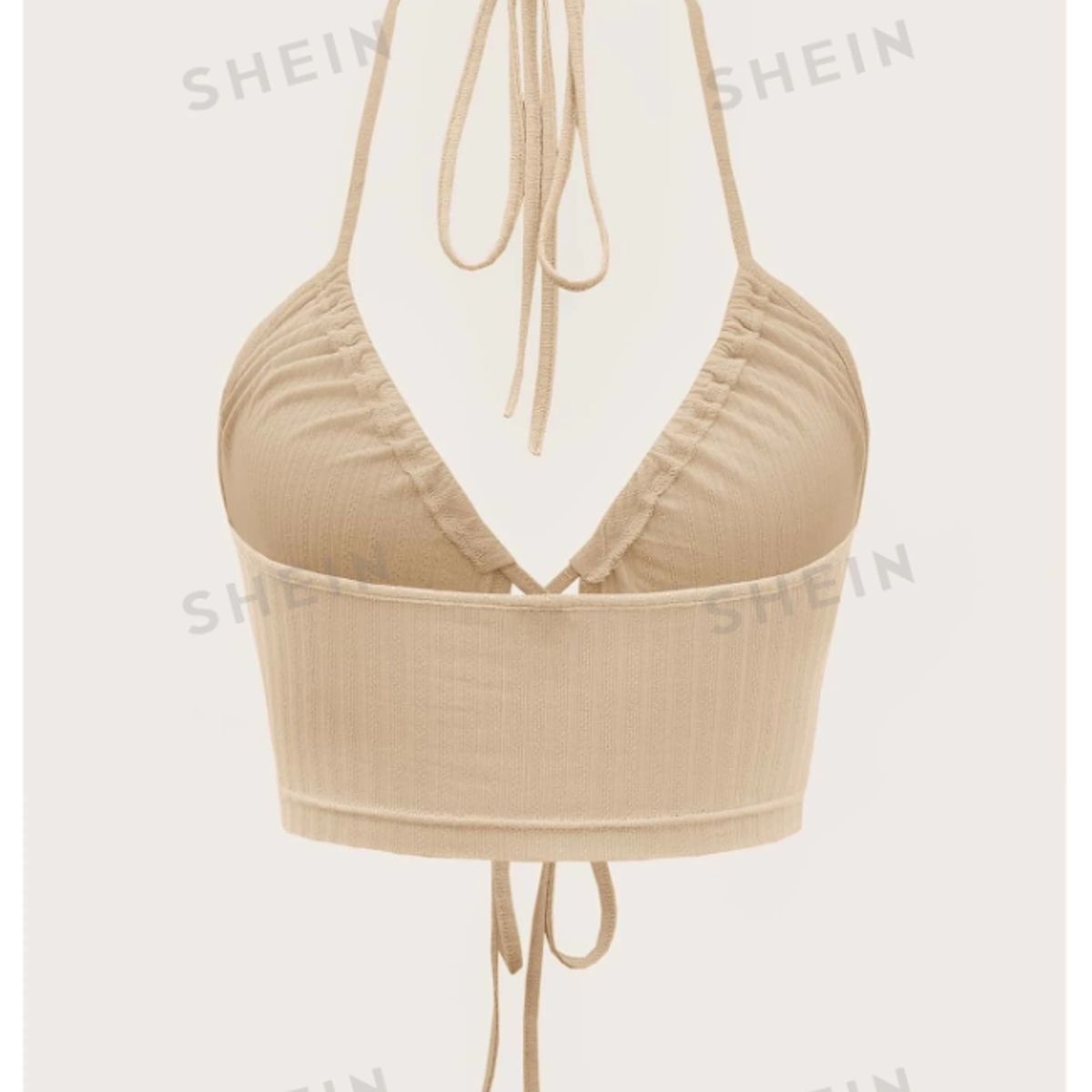 GENERICO - TOP HALTER CON ABERTURA DE ESPALDA ABIERTA