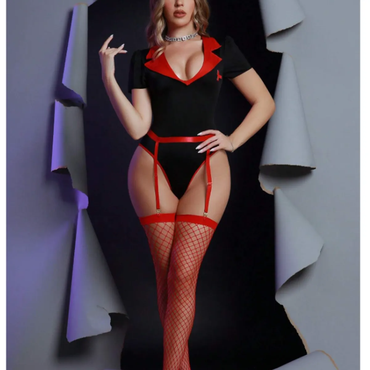 GENERICO - DISFRAZ DE ENFERMERA SEXY