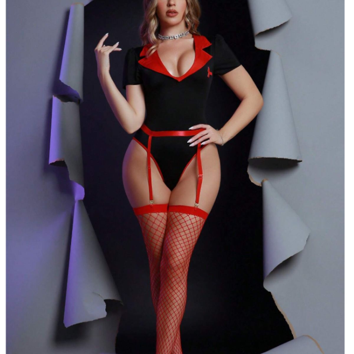 GENERICO - DISFRAZ DE ENFERMERA SEXY