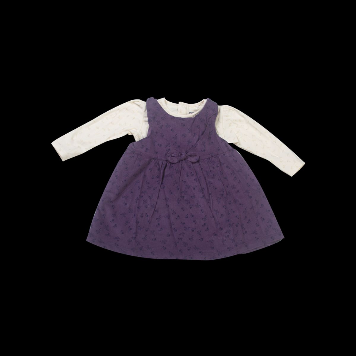 PILLIN - Vestido Cotelé cPolera Bebé Niña PVV820 PILLIN