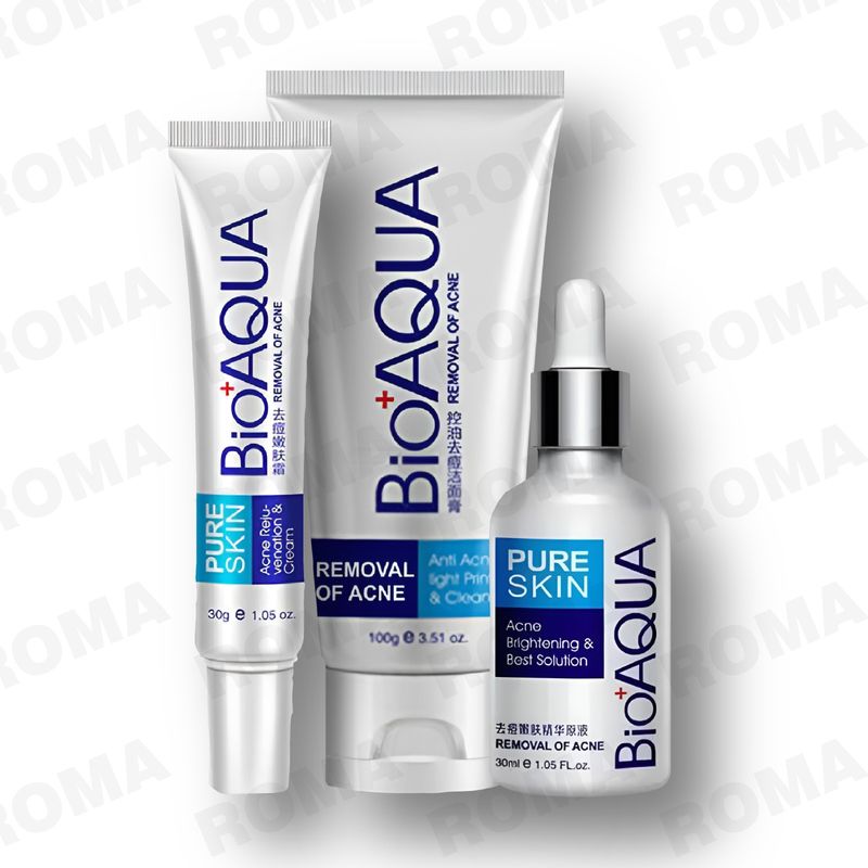 BIOAQUA - KIT ANTIACNE 3PZ PURE SKIN BIOAQUA
