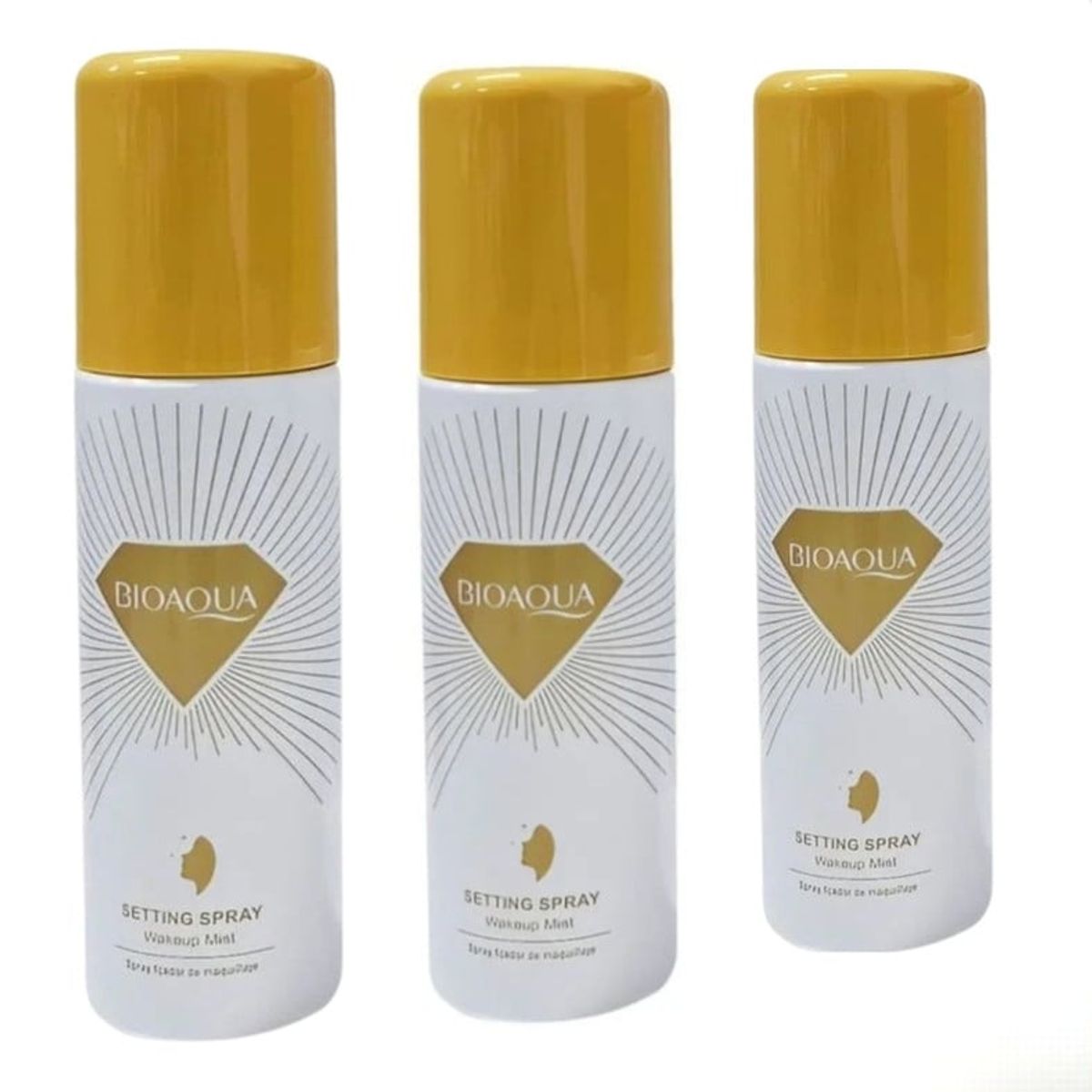 BIOAQUA - PACK 3 SPRAY FIJADOR DE MAQUILLAJE BIOAQUA