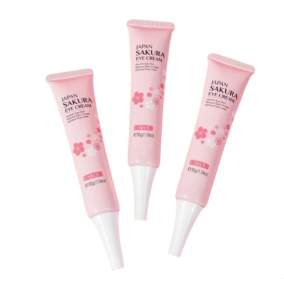 BIOAQUA - PACK 3 CONTORNO DE OJOS JAPAN SAKURA EYE CREAM LAIKOU