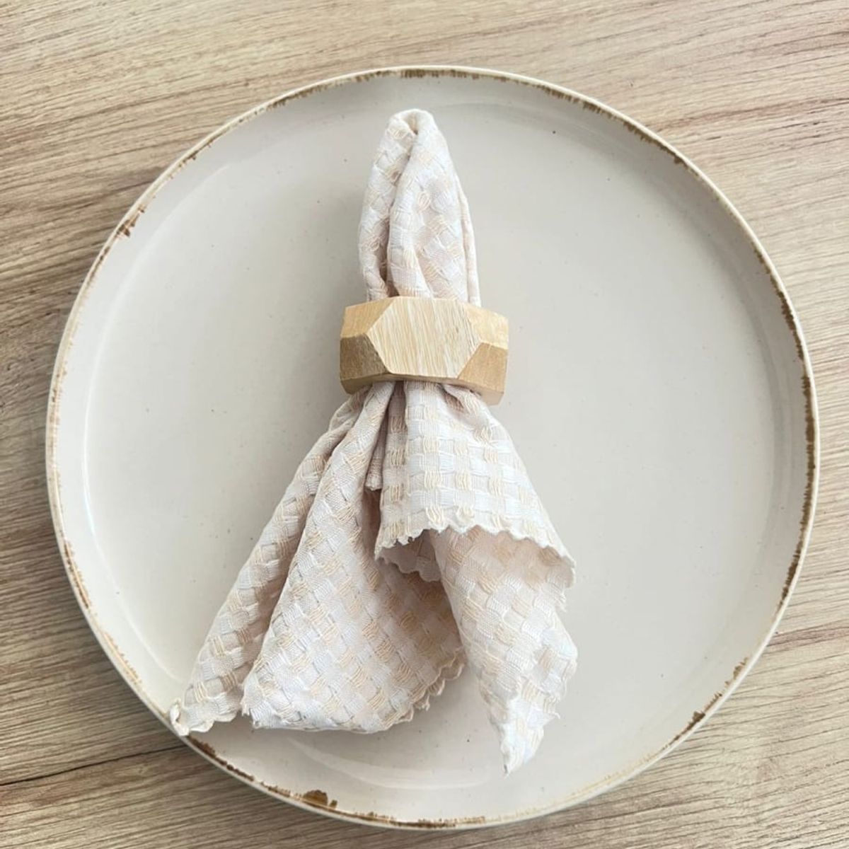 MAP DESIGN HOME - Servilletas de Tela Palmas Algodon 33x31 cm