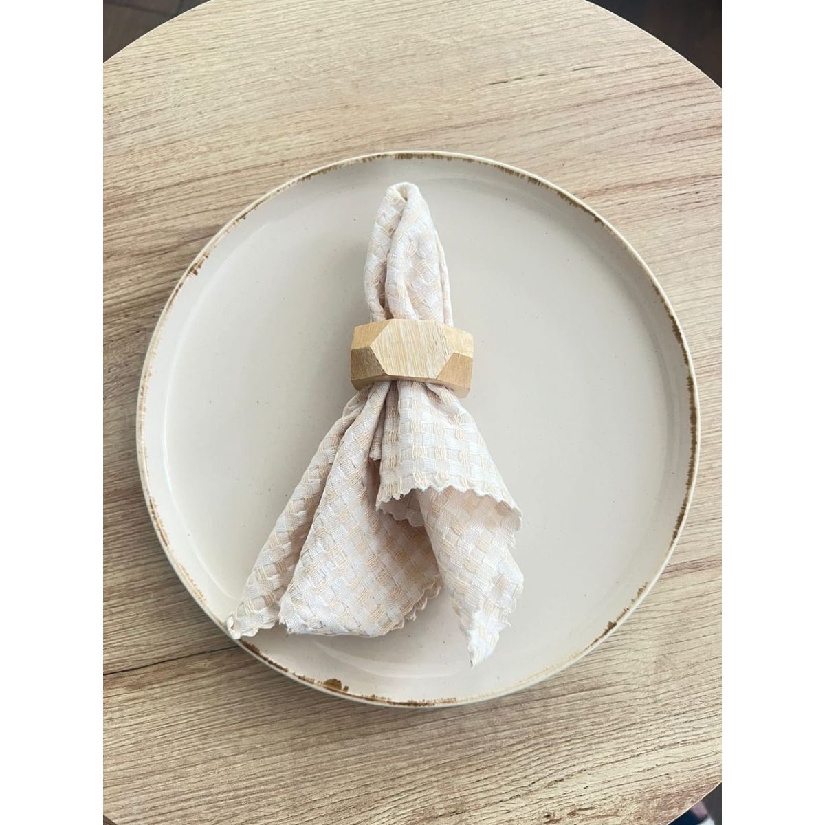 MAP DESIGN HOME - Servilletas de Tela Palmas Algodon 33x31 cm