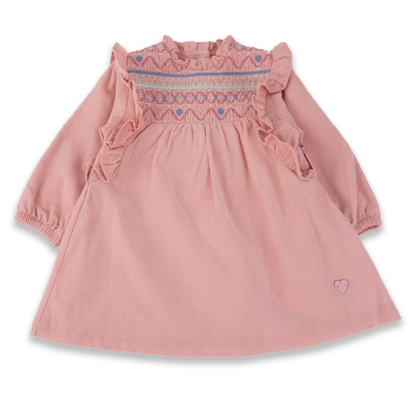 PILLIN - Vestido Bebe Niña PVZ826-24 PILLIN