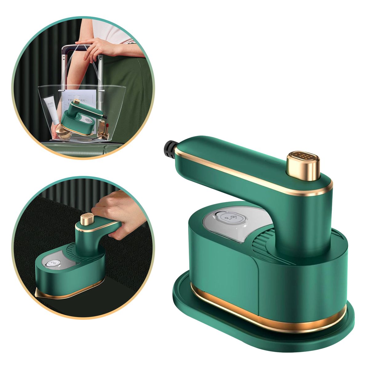 BUYPAL - Plancha a Vapor Portatil Compacta y Ligera Ideal para Viajes