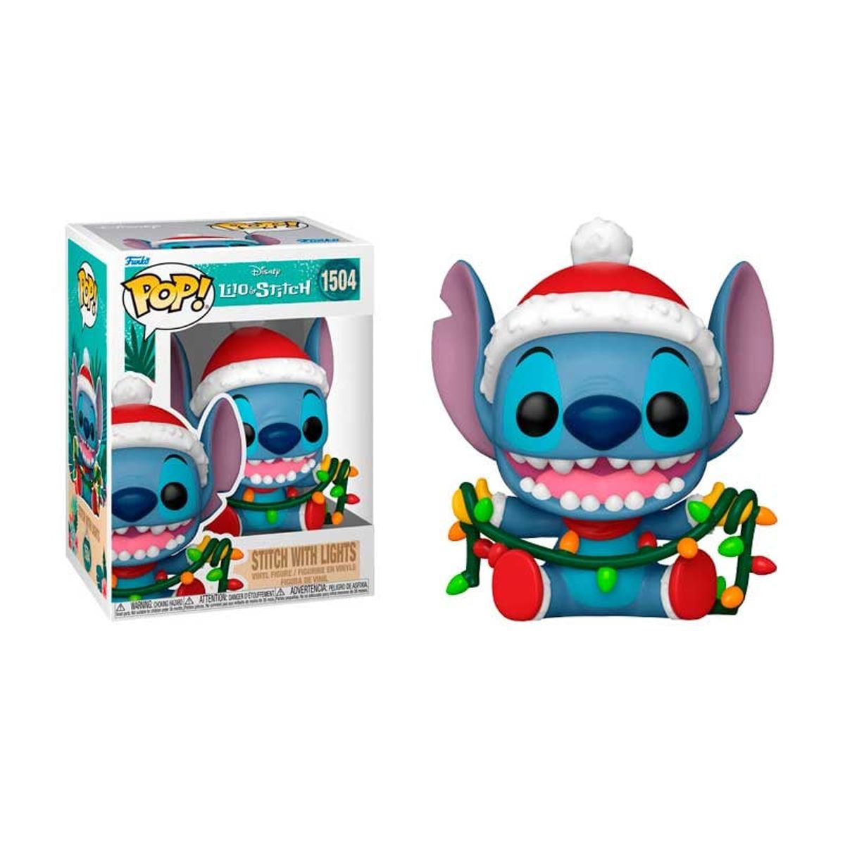 FUNKO - Funko Pop Lilo y Stitch - Stitch con luces de navidad 1504