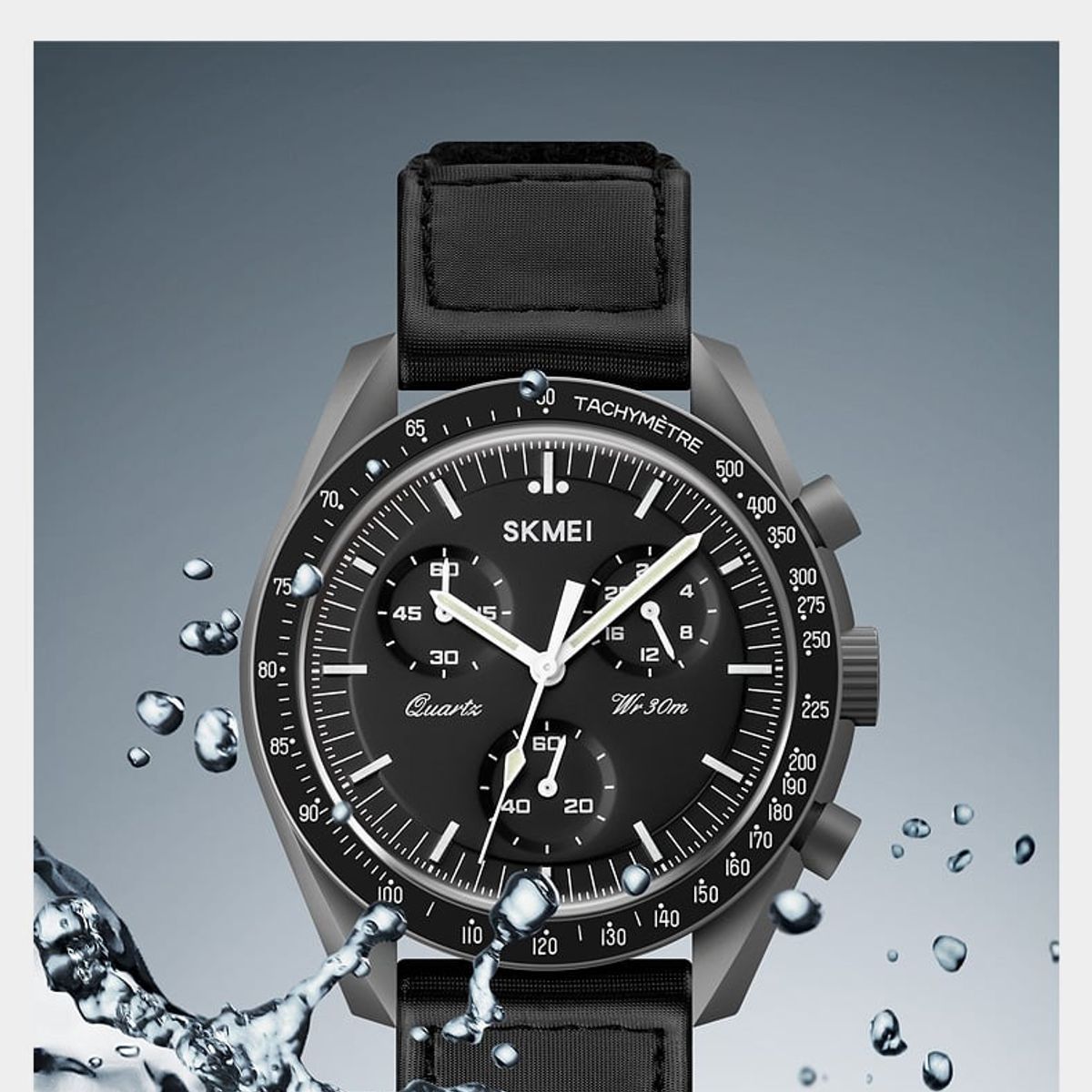 SKMEI - Reloj Skmei 1982 AZUL CORREA CUERO Y VELCRO