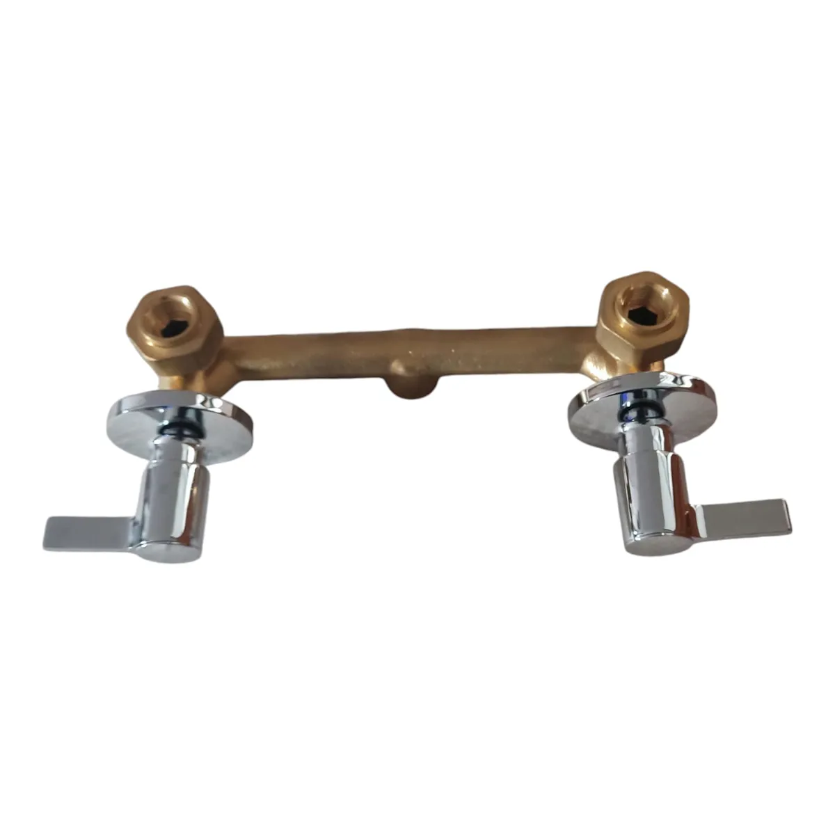 GENERICO - Mezcladora Ducha 8 pulgadas Bronce Macizo y Acero Cromado Brillante