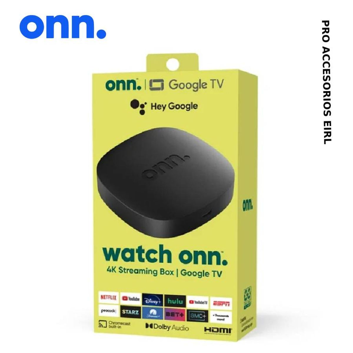 ONN - ONN Google TV 4K UHD Streaming Chromecast