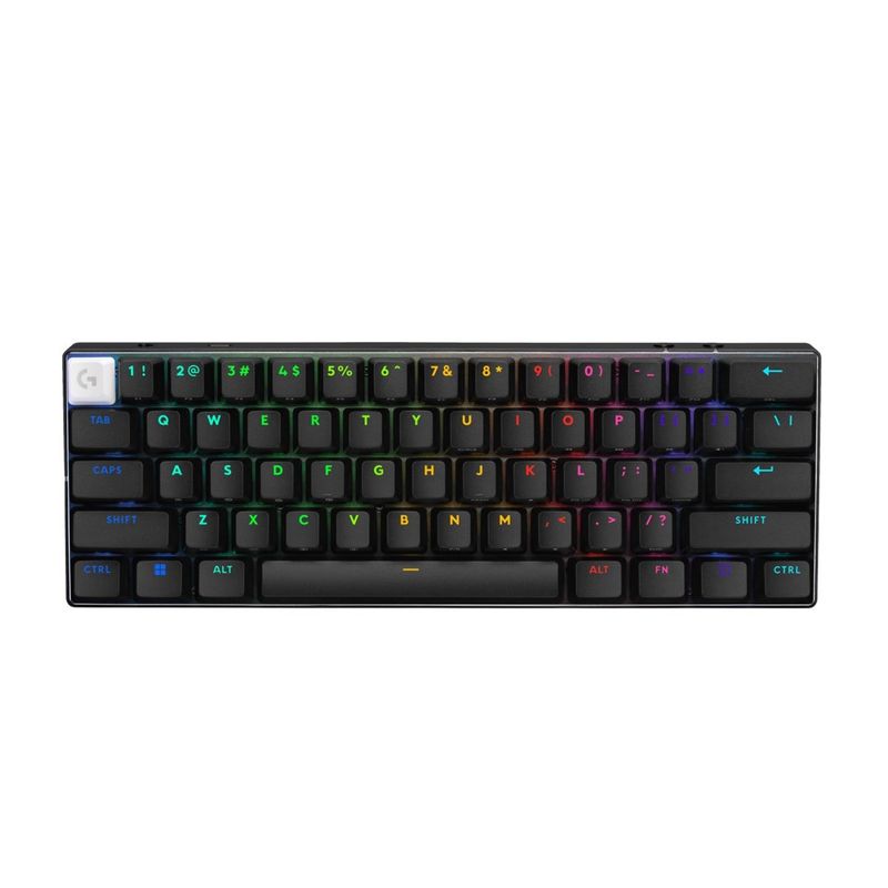 LOGITECH - Logitech G - Teclado Pro X 60 Lightspeed Wireless Tactile - Negro