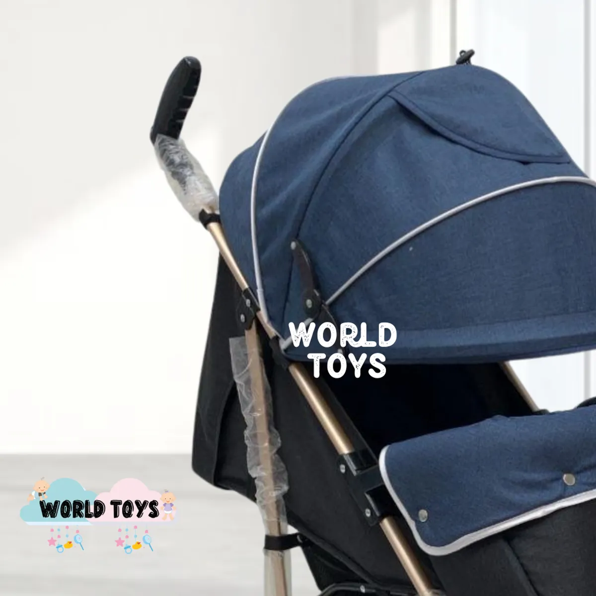 BABY - Coche Bastón de Lujo «DIXIE» Blue