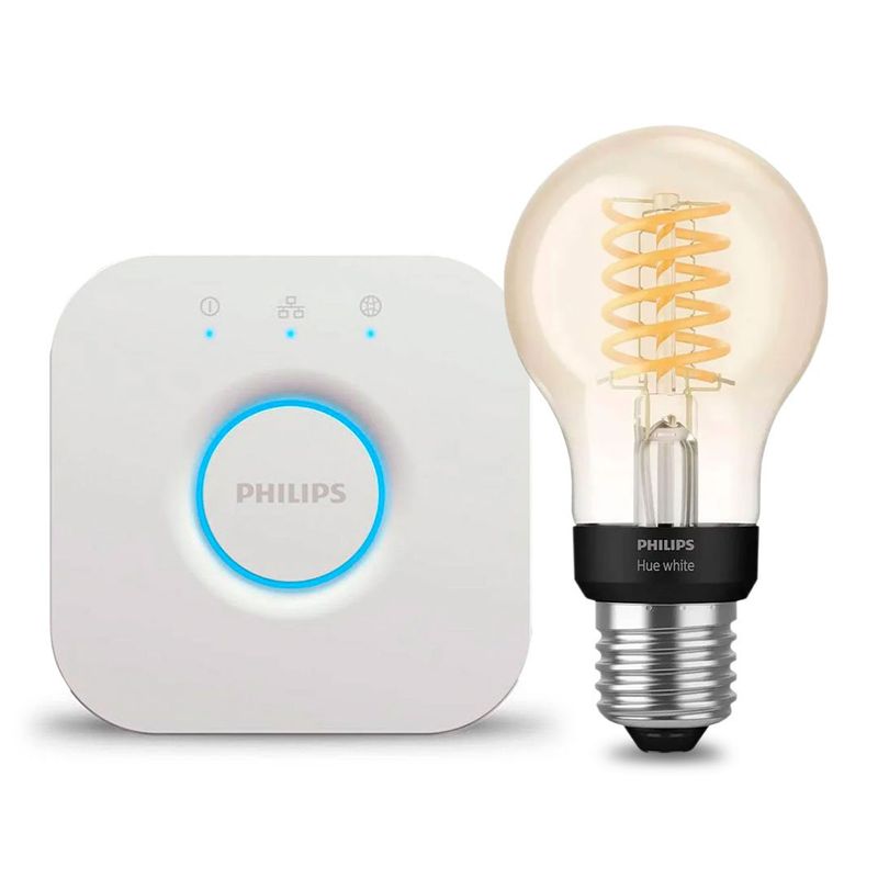 PHILIPS HUE - PHILIPS HUE Kit Foco A60 Filamento + Bridge Inteligente