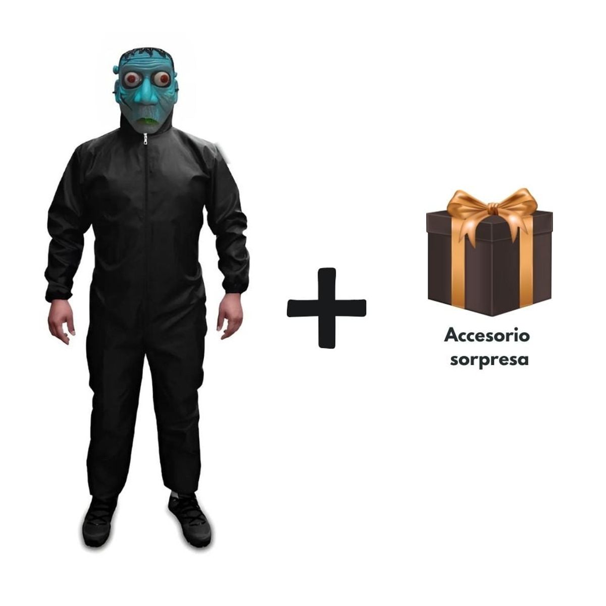 GENERICO - Máscara Disfraz Animado Led más Accesorio Sorpresa