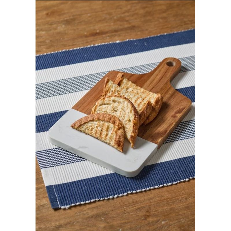 MAP DESIGN HOME - Tabla de Queso Marmol Rectangular  20x20 cm