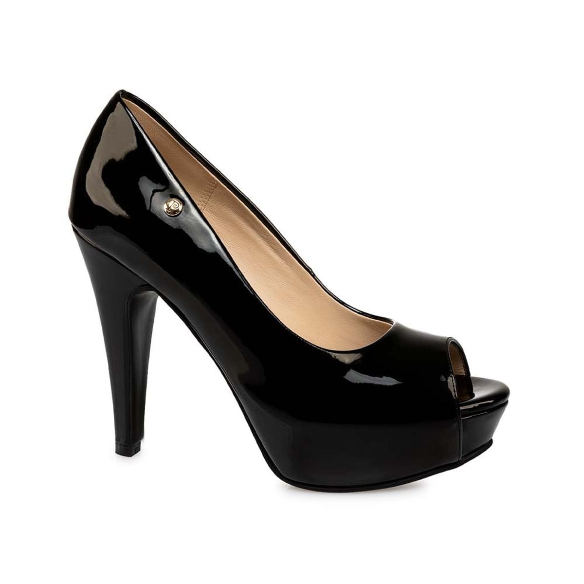 Piazza - Zapato Peep Toe Vestir KALU-2509 Negro Piazza