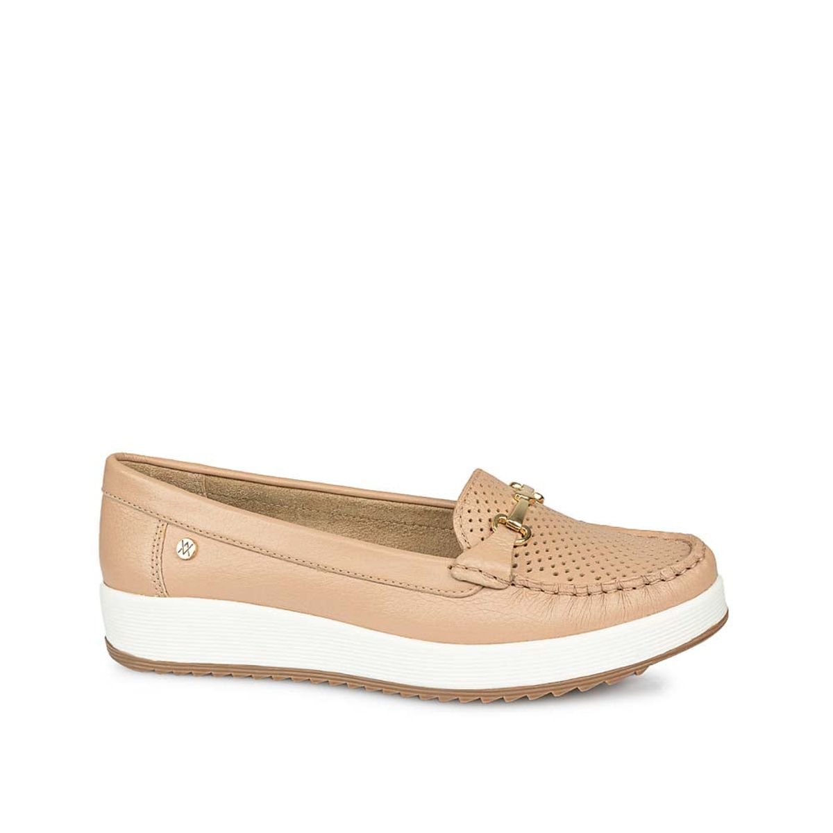 VIALE - Zapato Mocasín Casual DENI-2512 Avena Viale Cuero