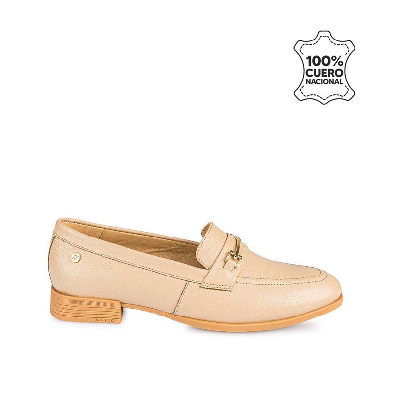 VIALE - Zapato Mocasín Casual LE-2415 PaloRosa Viale Cuero