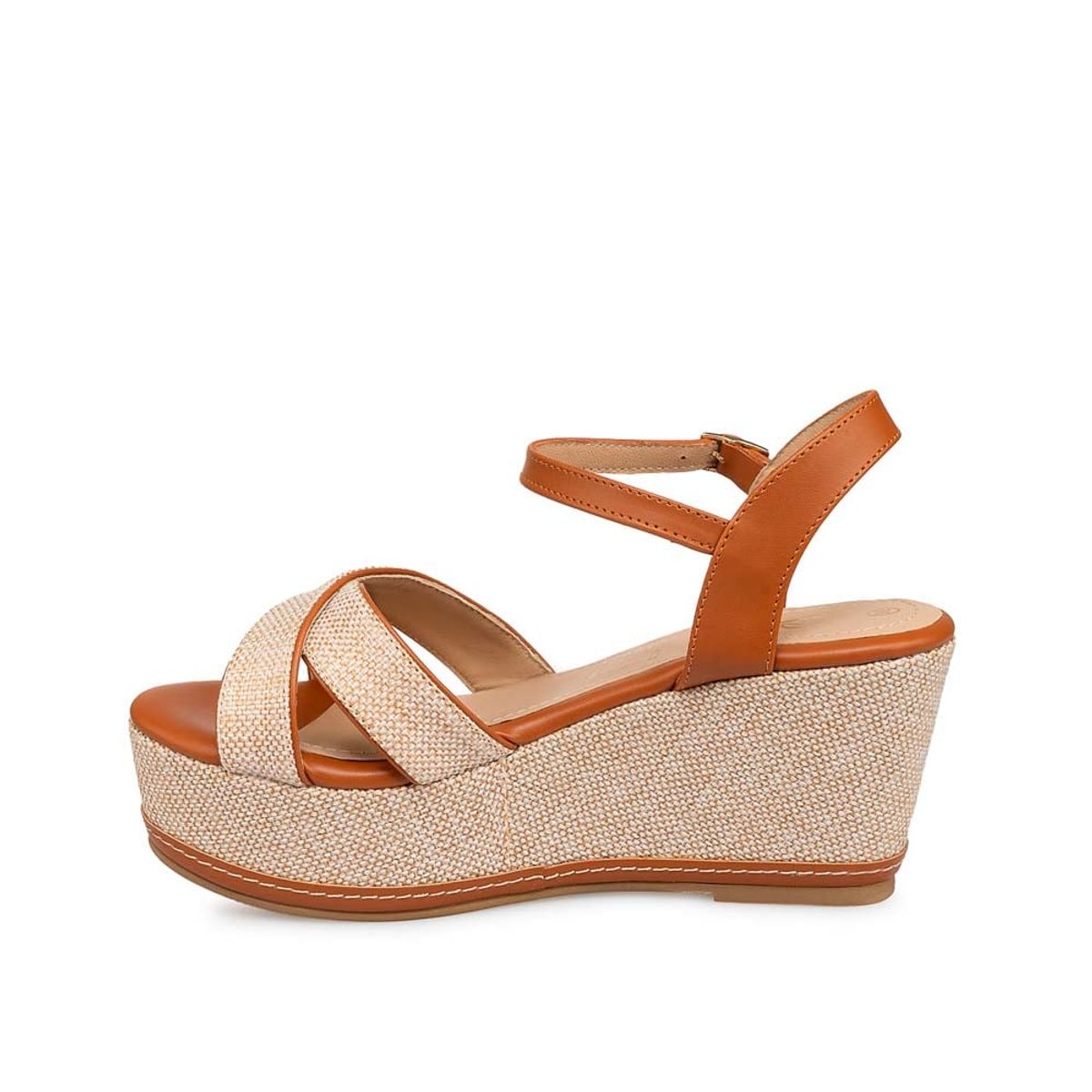 Piazza - Sandalia DOrsay Casual WAL-401 HuesoNatural Piazza