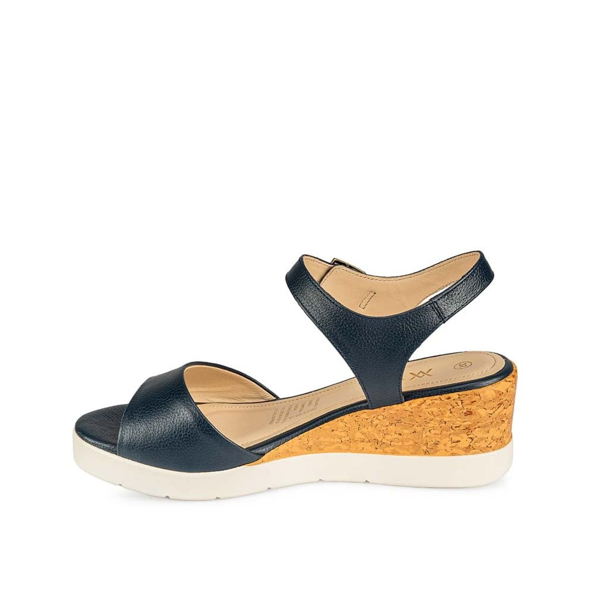 VIALE - Sandalia D'orsay Casual TASTE-2501 Azul/Eg Viale Cuero