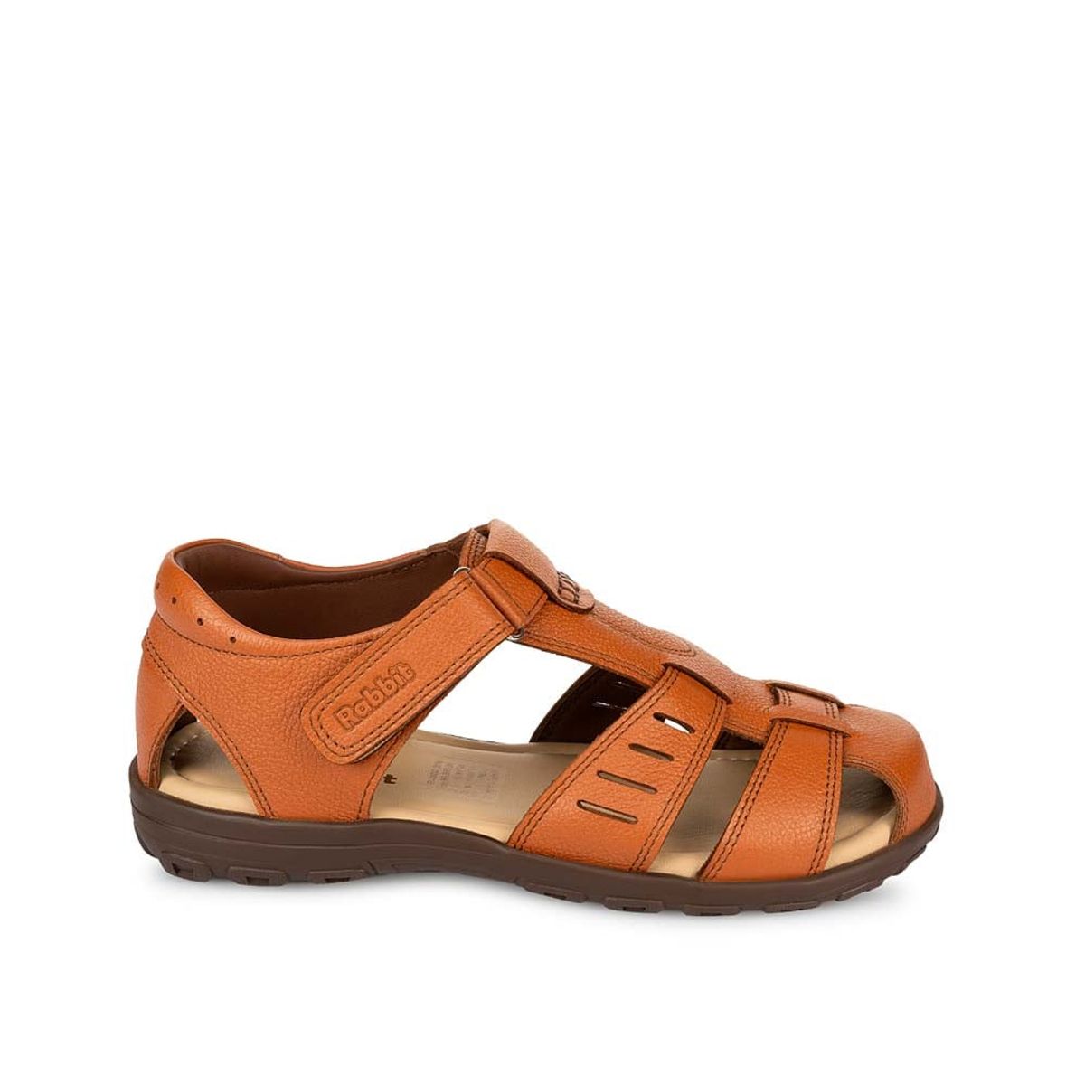 RABBIT - Sandalia Franciscana Casual ANGEL-2509 T Cobre Rabbit Cuero