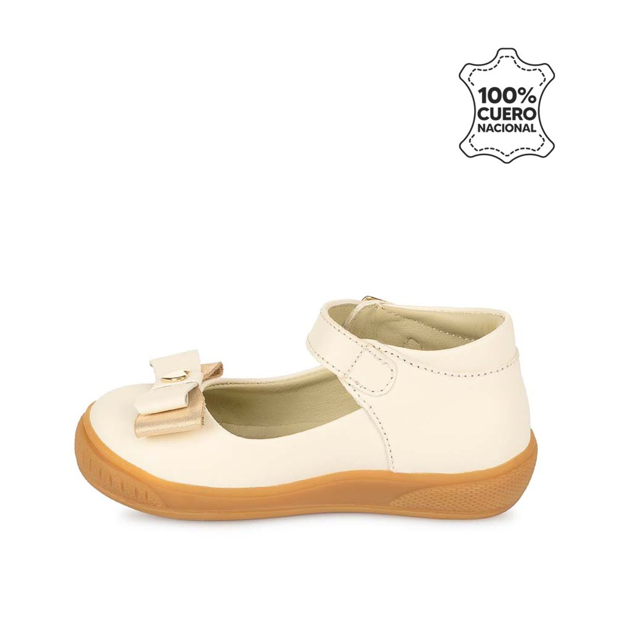RABBIT - Zapato Maryjane Casual JEFER-2505 Hueso Rabbit Cuero