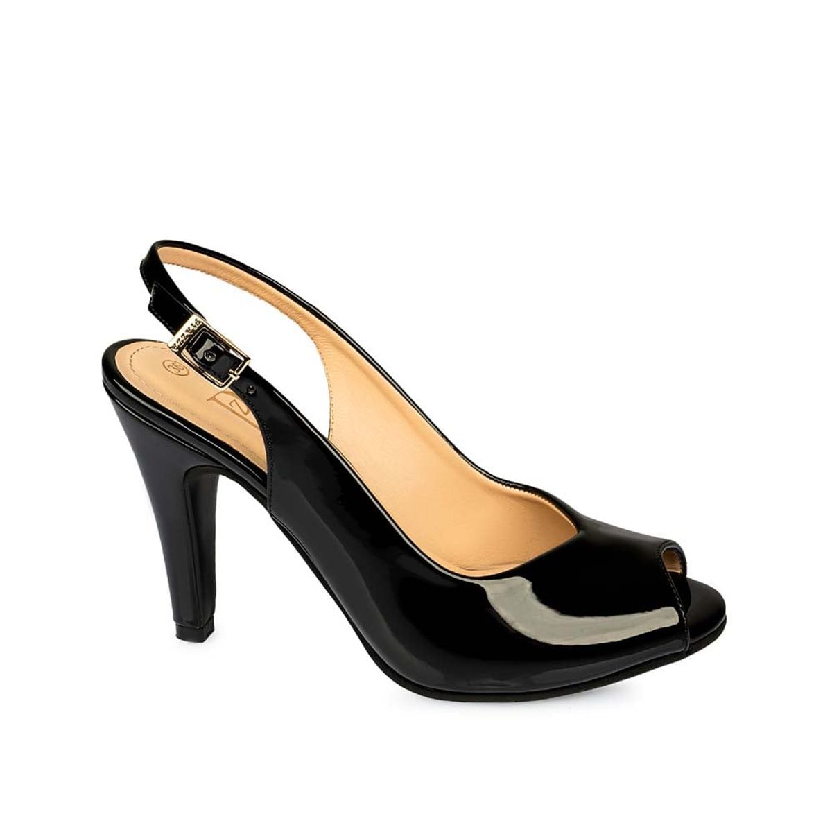Piazza - Sandalia Peep Toe Vestir KATHE-2501 Negro Piazza