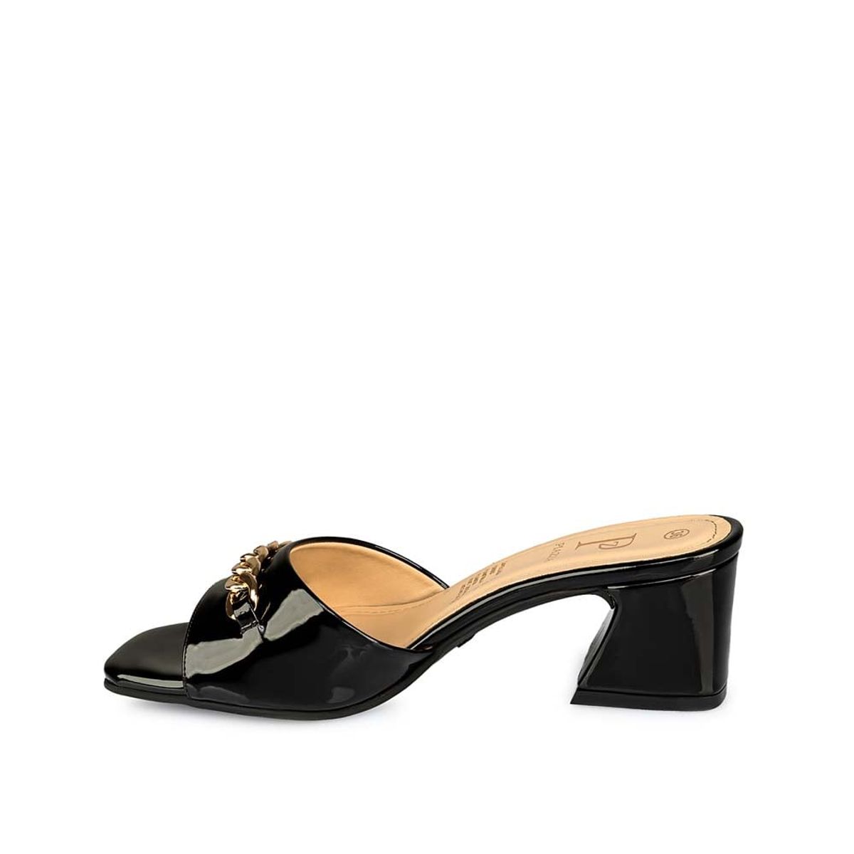Piazza - Sandalia Slide Casual KATHE-2507 Negro Piazza