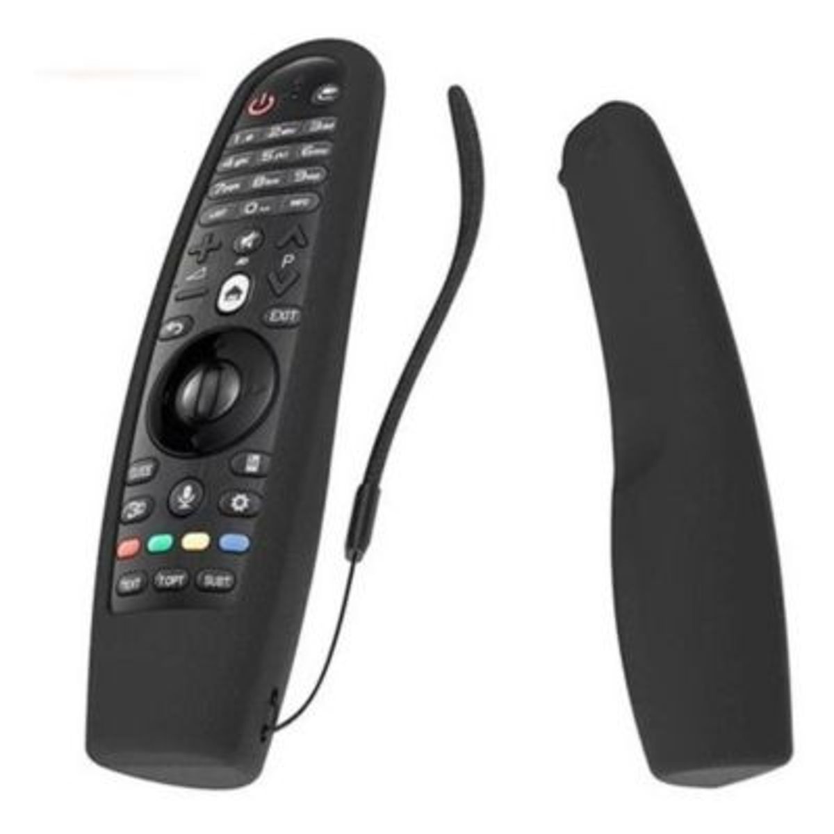 GENERICO - Funda de Silicona Para Control Magic LG - Negro