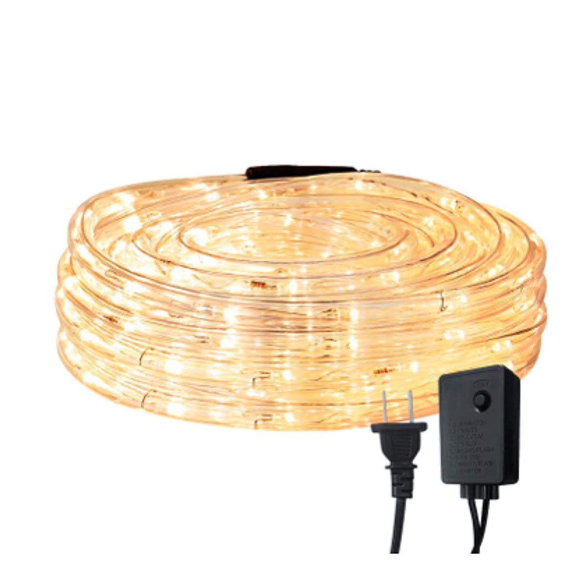GENERICO - Manguera Tira Luces Led Navidad 10 Metros Impermeable Ambar