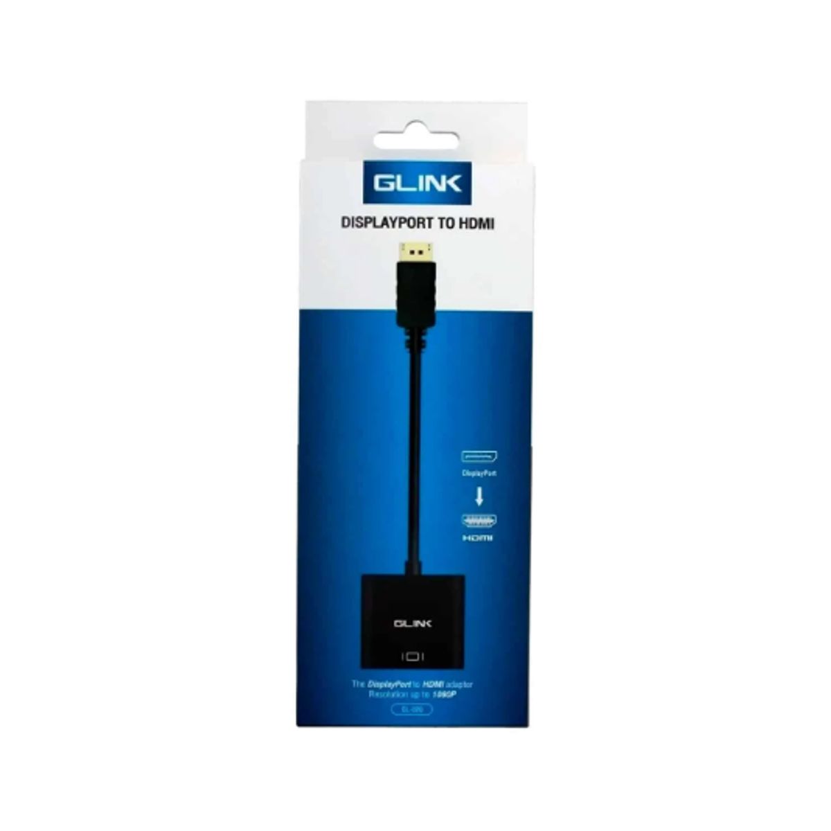 GENERICO - Adaptador DisplayPort Macho a HDMI Hembra GL-020 GLINK