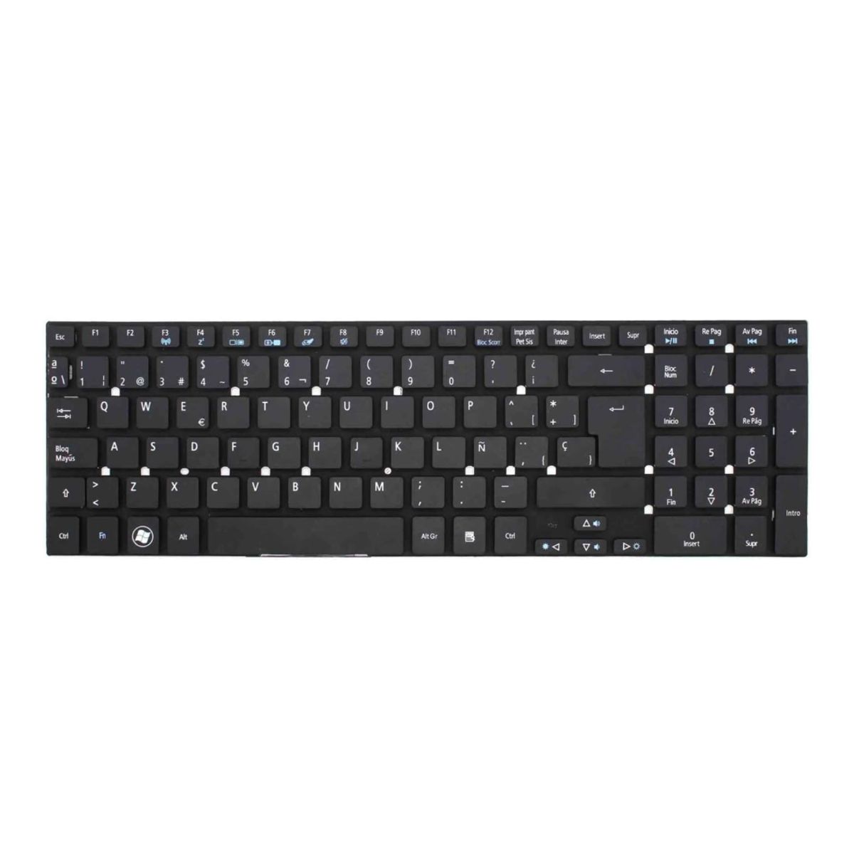 OEM - Teclado para Laptop Acer  Aspire.ES1-512.  ES1-531. ES1-572