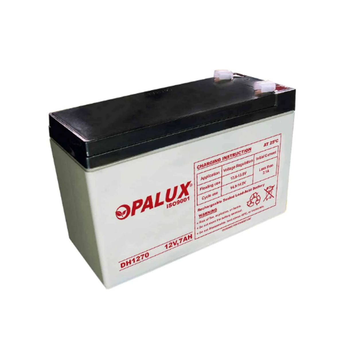 OPALUX - Batería Seca 12V 7AH DH-1270 OPALUX